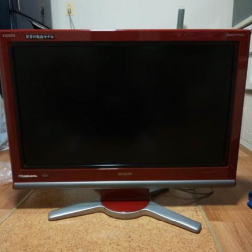 SHARP  液晶カラーテレビLC‐32D10型赤 2007年製