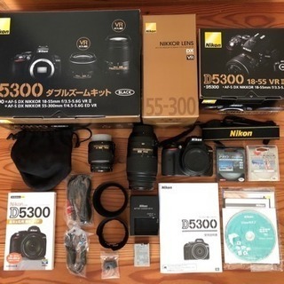 NIKON ニコン D5300 18-55/55-300mm ダブルズームキット 【中古品】