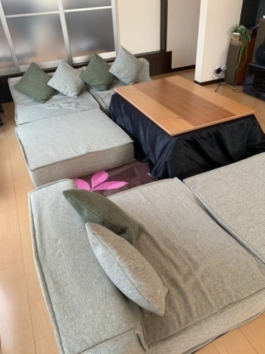 Transmitters のソファセット クッション６個付き