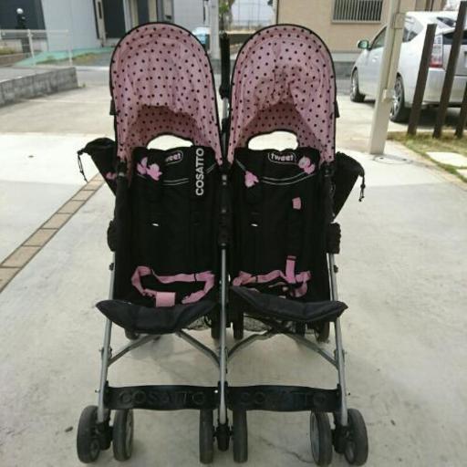 双子用のベビーカーです。値下げ⤵します！
