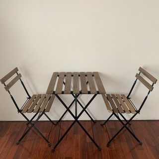 0円！ガーデンテーブル&イス セット