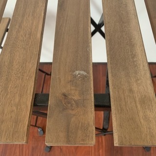 0円！ガーデンテーブル&イス セットの画像