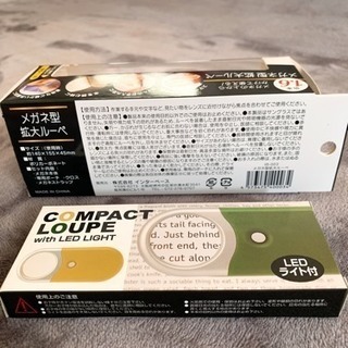 眼鏡 ルーペ 拡大ルーペ コンパクトルーペ の画像