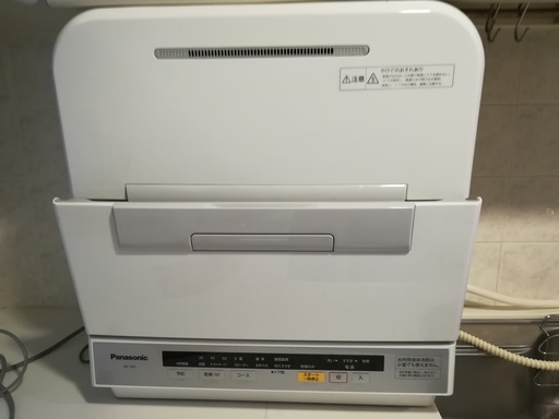 中古　食洗機PanasonicNP-TM7　分岐水栓CB-SSC6付き
