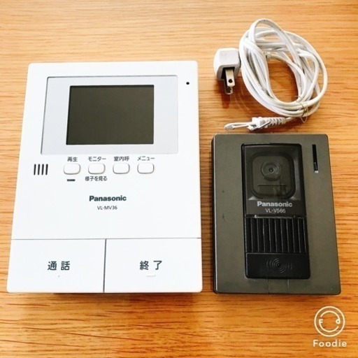 録画可LEDライト付き インターホン VL−ＭV36