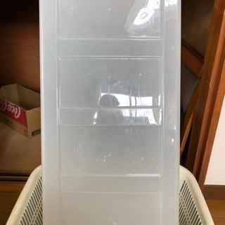 40×30×70蓋付き収納 キャスター付きジャンク