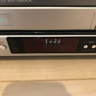 ジャンク　VHS&DVDレコーダー SHARP DV-RW190の画像