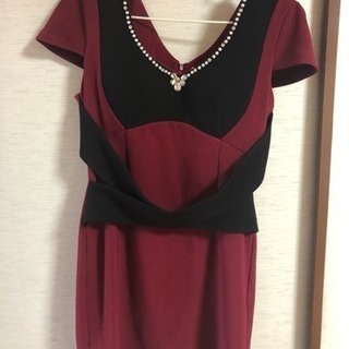 キャバドレス ワインレッド2XL