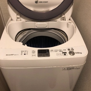 無料  洗濯機 SHARP ESGE55N  5.5kg 2013年製