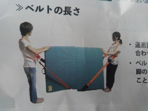 【開封済み未使用品】引越し　キャリーベルト　長さ調整可能　タンス等大きな運搬物が楽に運べます