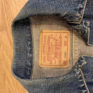 LEVI's（リーバイス）DENIM JACKETデニムジャケット71557-02 サイズ40(ビッグEタブ)の画像