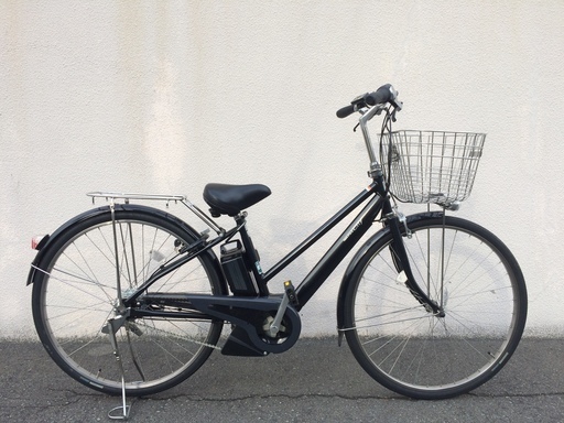 地域限定　ヤマハ　パス　シティ　内装8段　新基準　12,8AH　27インチ　子供乗せ　黒　アシスタ　ビビ　神戸市　電動自転車