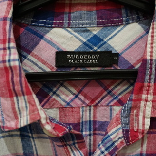 BURBERRY BLACK LABEL　長袖シャツ（ピンク）の画像