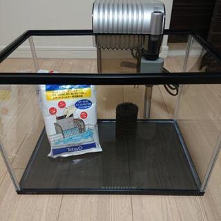 40センチ水槽、外掛けフィルター