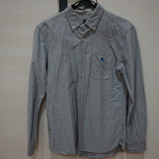BURBERRY BLACK LABEL　長袖シャツ（グレー）