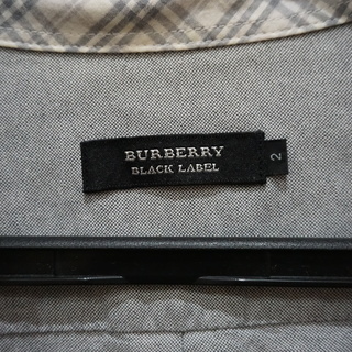 BURBERRY BLACK LABEL　長袖シャツ（グレー）の画像