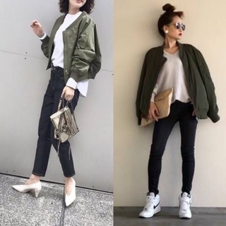 MA-1 ブルゾン カーキ SLY ジャケット moussy Z...