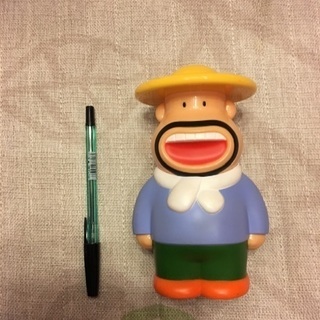 非売品  明治 カールのおじさんの貯金箱の画像