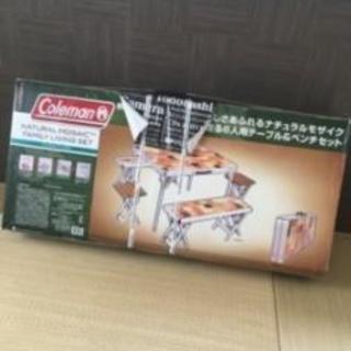 コールマン アウトドア用 テーブル+椅子セット
新品未開封