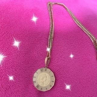 喜平 ネックレス 6面ダブル 10ｇ エリザベスコイン ペガサス