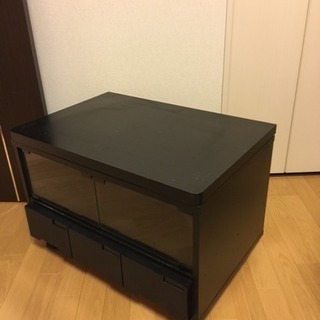回転式テレビ台(黒)