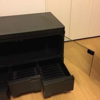 回転式テレビ台(黒)の画像