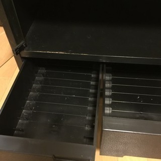 回転式テレビ台(黒)の画像