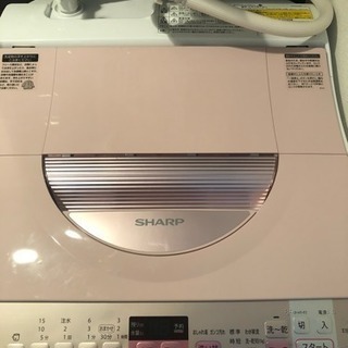 ♦SHARP 洗濯乾燥機【2017年製】ES-TX5A-P シャープ 縦型洗濯乾燥機 2017年製 ES-TX5A-P 洗濯5.0kg/乾燥3.0kg【引