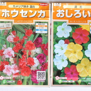 花の種/葉物野菜の種(使い残し)の画像
