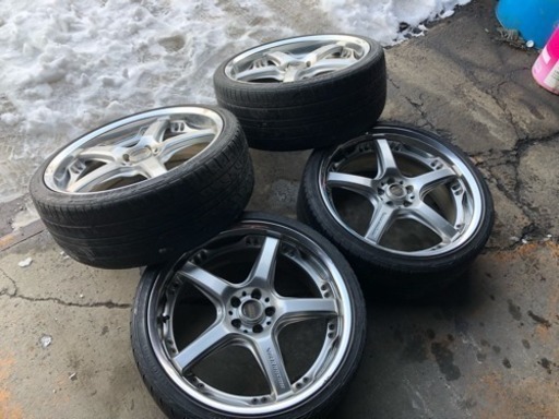 最終
値下げ！ 19インチ 8j pcd100 VOLKRACING GTS