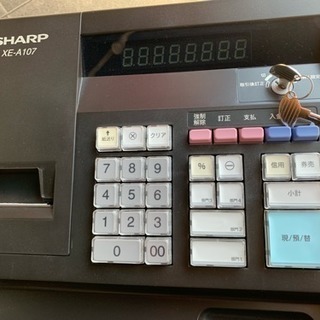 SHARP レジスターの画像