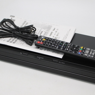 085)SHARP AQUOS BD-NT1000 Blu-ray DVD 1TB 2016年製 ディスク