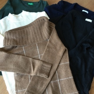 冬物大放出〜(*´∀`)♪セーター5枚セット！！全部で300円🤑