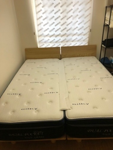 美品 ニトリDUAL POCKETマットレス シングルベッド 2セット