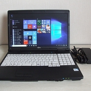高速SSD120GB搭載　Fujitsu LIFEBOOK A552/F ノートパソコン