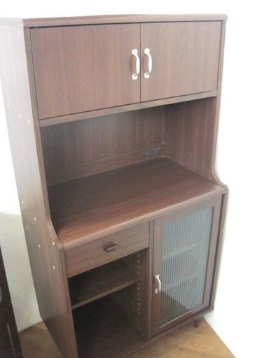 【リサイクルショップスターズ】オススメ品!!レンジボード 食器棚 シックなブラウン！！