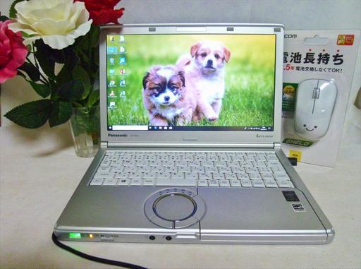 【 SSD装着 】 レッツノート ★12インチ液晶  Panasonic CF-NX4 Windows10 Pro 64bit   　Corei3  / メモリー８GB　/　SSD128G　/　ワード&エクセル/