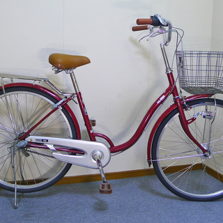 中古26インチ シティサイクル ブリヂストン オートライト 内装...