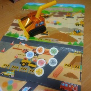 ブルドーザーのおもちゃ