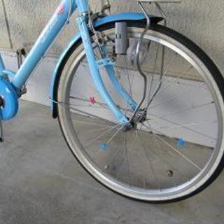 中古〕22インチ・子供用自転車（シングルギヤ・ダイナモライト）