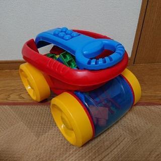 トイザらス 1歳からのメガブロック簡単お片付けワゴン