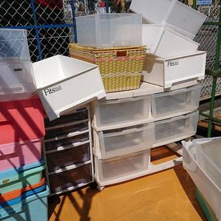 【何個でも無料】買い物カゴ・クリアケース・衣装ケース・プラケース...