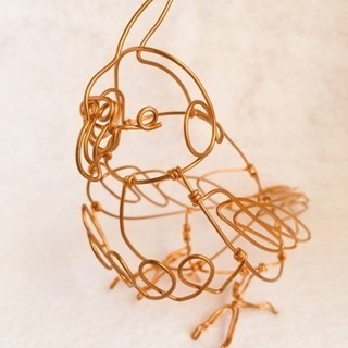 ⌘ワイヤーアート〈オカメインコ〉⌘