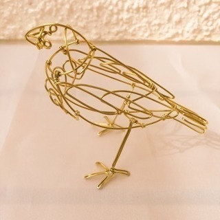 ⌘ワイヤーアート〈文鳥〉⌘の画像