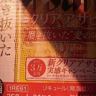 クリアアサヒ 350ml 24本（１ケース）