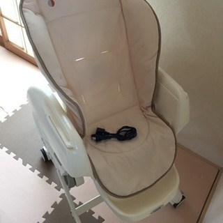 電動 ハイローチェア オートスウィング ベビーラック 電動スイン...