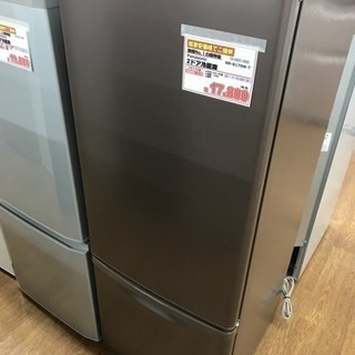 Panasonic  2ドア冷蔵庫  2017年製  168L　USED