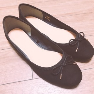★新品 未使用★ GU バレエシューズ ブラック