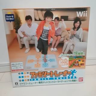 【値下げ】wiiファミリートレーナー (ソフト+専用マット)