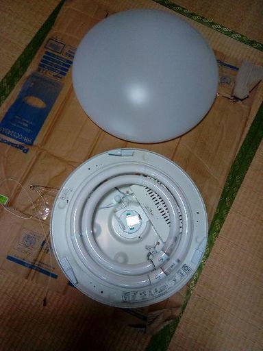 蛍光管シーリングライト　二個セット